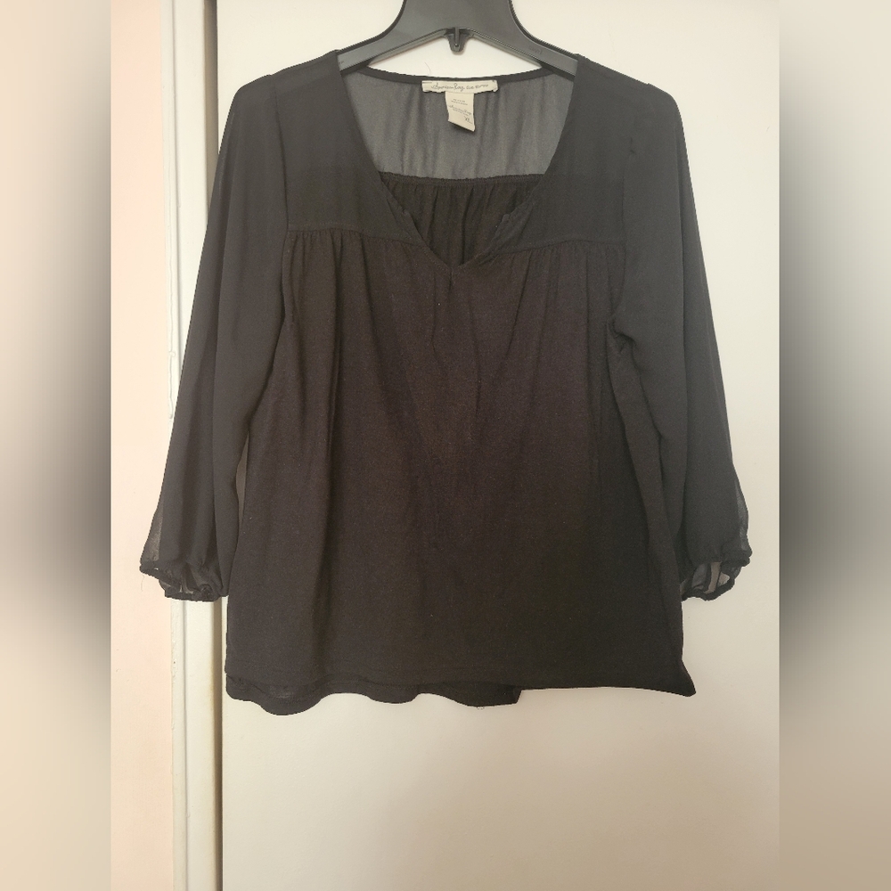 American Rag black XL top.
